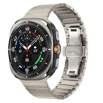 One-bead Butterfly Buckle Stainless Steel Watch Band, For Samsung Galaxy Watch Ultra 47mm / Ultra 2025 - DealBuddy