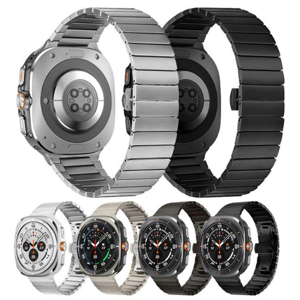 One-bead Butterfly Buckle Stainless Steel Watch Band, For Samsung Galaxy Watch Ultra 47mm / Ultra 2025 - DealBuddy