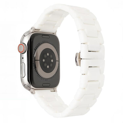 Tank Grain Ceramics Watch Band, For Apple Watch 46mm / 49mm / 45mm / 44mm, For Apple Watch 42mm / 41mm / 40mm / 38mm - DealBuddy