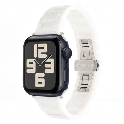 Tank Grain Ceramics Watch Band, For Apple Watch 46mm / 49mm / 45mm / 44mm, For Apple Watch 42mm / 41mm / 40mm / 38mm - DealBuddy