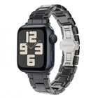 Tank Grain Ceramics Watch Band, For Apple Watch 46mm / 49mm / 45mm / 44mm, For Apple Watch 42mm / 41mm / 40mm / 38mm - DealBuddy