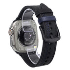 For Apple Watch 42mm / 41mm / 40mm / 38mm / Black Blue Thread