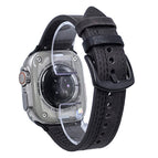 For Apple Watch 42mm / 41mm / 40mm / 38mm / Gray Black Thread