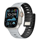 Norman Magnetic Silicone Watch Band, For Apple Watch 46mm / 49mm / 45mm / 44mm, For Apple Watch 42mm / 41mm / 40mm / 38mm - DealBuddy