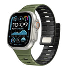 Norman Magnetic Silicone Watch Band, For Apple Watch 46mm / 49mm / 45mm / 44mm, For Apple Watch 42mm / 41mm / 40mm / 38mm - DealBuddy