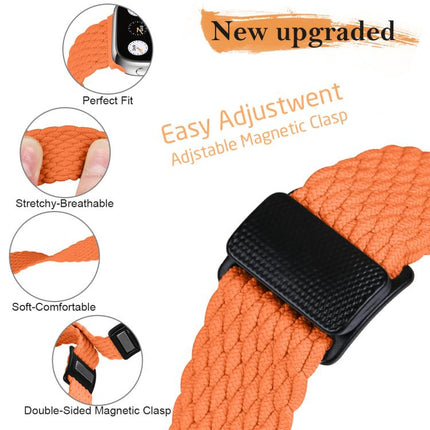 Magnetic Buckle Woven Stretch Watch Band