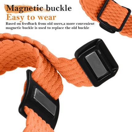 Magnetic Buckle Woven Stretch Watch Band