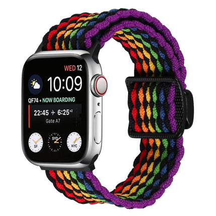 Magnetic Buckle Woven Stretch Watch Band