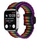 Magnetic Buckle Woven Stretch Watch Band