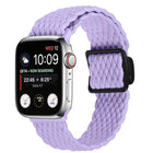 Magnetic Buckle Woven Stretch Watch Band