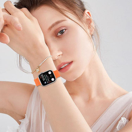Magnetic Buckle Woven Stretch Watch Band