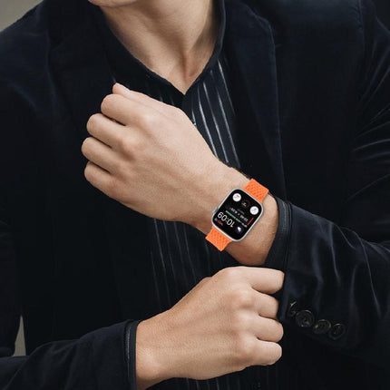 Magnetic Buckle Woven Stretch Watch Band