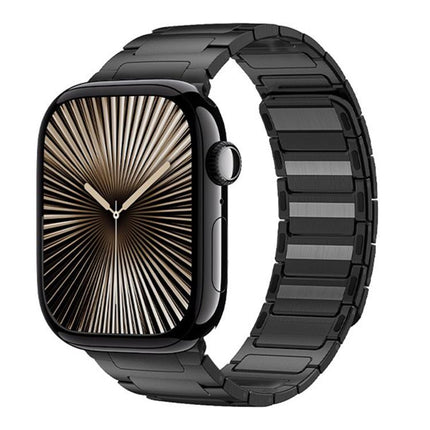 I-Beam Magnetic Stainless Steel Strap, For Apple Watch 46mm / 49mm / 45mm / 44mm, For Apple Watch 42mm / 41mm / 40mm / 38mm - DealBuddy