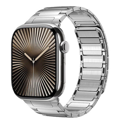 I-Beam Magnetic Stainless Steel Strap, For Apple Watch 46mm / 49mm / 45mm / 44mm, For Apple Watch 42mm / 41mm / 40mm / 38mm - DealBuddy