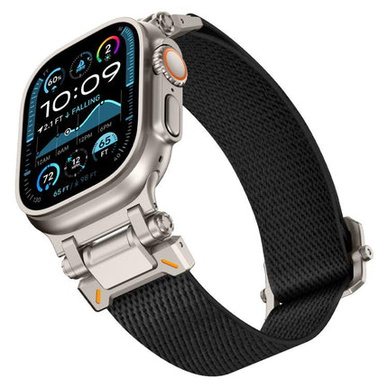 Explorer Polyester Nylon Watch Band, For Apple Watch 46mm / 49mm / 45mm / 44mm - DealBuddy