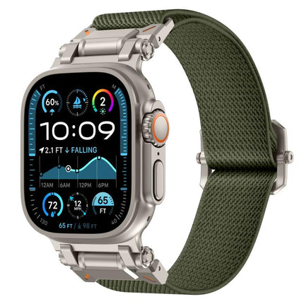 Explorer Polyester Nylon Watch Band, For Apple Watch 46mm / 49mm / 45mm / 44mm - DealBuddy