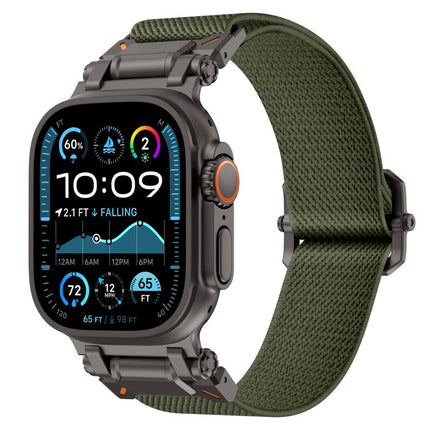 Explorer Polyester Nylon Watch Band, For Apple Watch 46mm / 49mm / 45mm / 44mm - DealBuddy