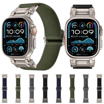 Explorer Polyester Nylon Watch Band, For Apple Watch 46mm / 49mm / 45mm / 44mm - DealBuddy