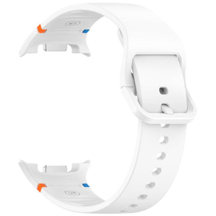 For Samsung Galaxy Watch8 / Watch8 Classic Stitched Solid Color Silicone Watch Band