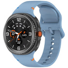 For Samsung Galaxy Watch8 / Watch8 Classic Stitched Solid Color Silicone Watch Band, S, M - DealBuddy