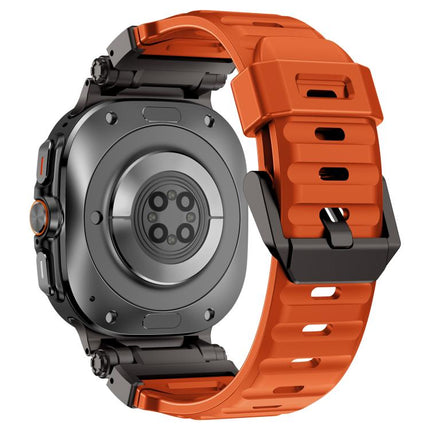 Explorer Metal Head Fluororubber Watch Band