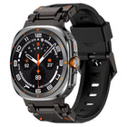 Explorer Metal Head Fluororubber Watch Band