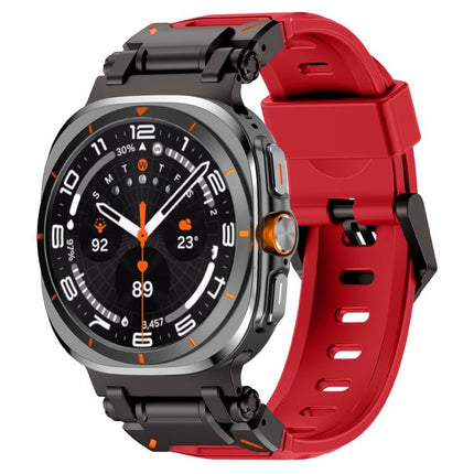 Explorer Metal Head Fluororubber Watch Band