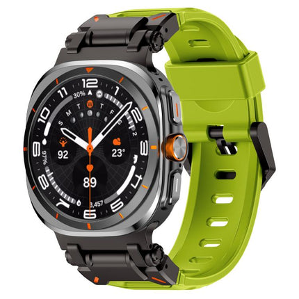 Explorer Metal Head Fluororubber Watch Band