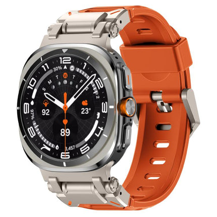 Explorer Metal Head Fluororubber Watch Band