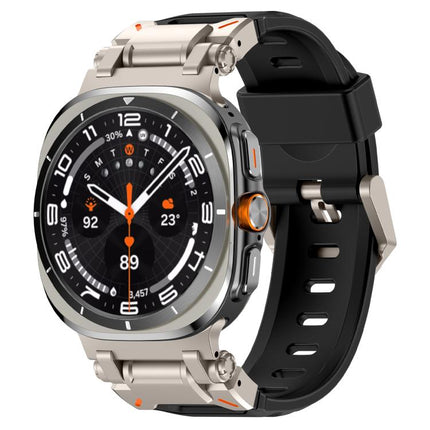 Explorer Metal Head Fluororubber Watch Band