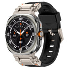Explorer Metal Head Fluororubber Watch Band