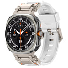 Explorer Metal Head Fluororubber Watch Band