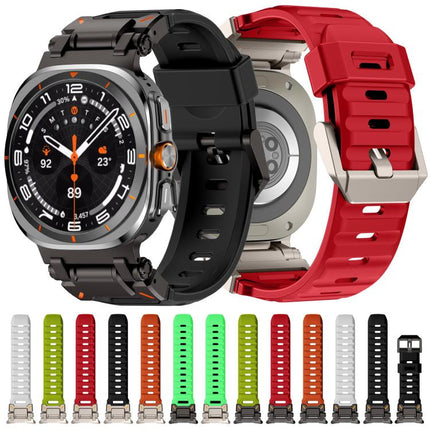 Explorer Metal Head Fluororubber Watch Band