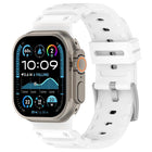 Diamond Texture Two-Color Silicone Watch Band