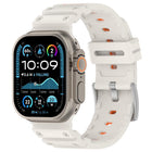 Diamond Texture Two-Color Silicone Watch Band, For Apple Watch 46mm / 49mm / 45mm / 44mm - DealBuddy