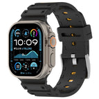 For Apple Watch 46mm / 49mm / 45mm / 44mm / Black Yellow