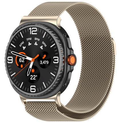 Milan Magnetic Stainless Steel Watch Band, For Samsung Galaxy Watch8 / Watch8 Classic - DealBuddy