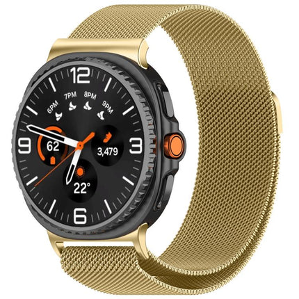 Milan Magnetic Stainless Steel Watch Band, For Samsung Galaxy Watch8 / Watch8 Classic - DealBuddy