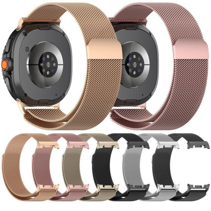 Milan Magnetic Stainless Steel Watch Band, For Samsung Galaxy Watch8 / Watch8 Classic - DealBuddy