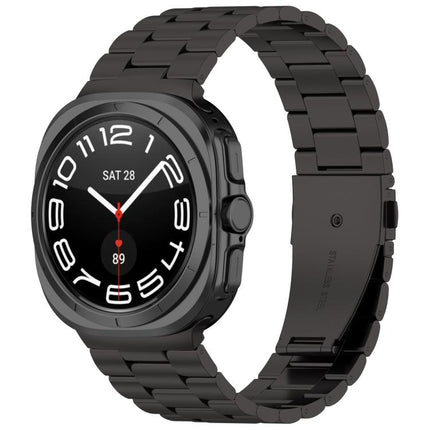 Three Beads Stainless Steel Watch Band with Removal Tool, For Samsung Galaxy Watch8 / Watch8 Classic - DealBuddy