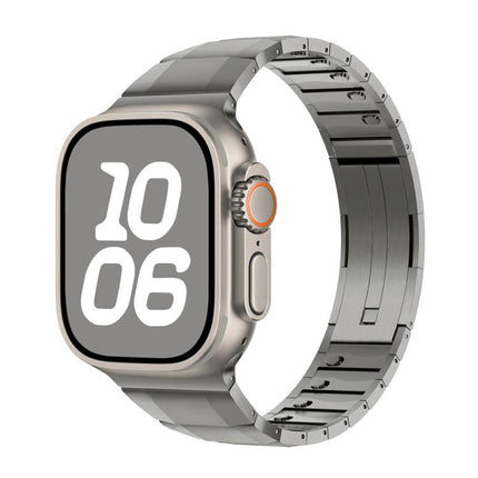 Curved Side Detachable Stainless Steel Watch Band, For Apple Watch 46mm / 49mm / 45mm / 44mm, For Apple Watch 42mm / 41mm / 40mm / 38mm - DealBuddy