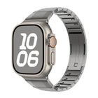 Curved Side Detachable Stainless Steel Watch Band, For Apple Watch 46mm / 49mm / 45mm / 44mm, For Apple Watch 42mm / 41mm / 40mm / 38mm - DealBuddy