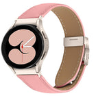 Quick Release Lychee Texture Starlight Turtle Back Buckle Leather Watch Band