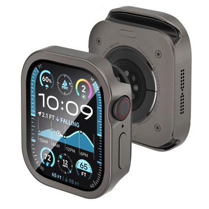 Tempered Film Integrated Aluminum Watch Case, For Apple Watch Series 11 / 10 46mm - DealBuddy