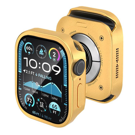 Tempered Film Integrated Aluminum Watch Case, For Apple Watch Series 11 / 10 46mm - DealBuddy