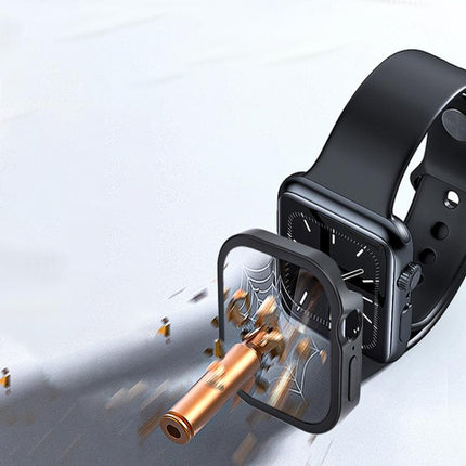Tempered Film Integrated Aluminum Watch Case, For Apple Watch Series 11 / 10 46mm - DealBuddy