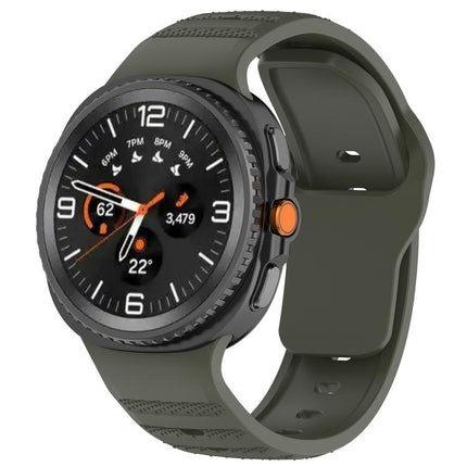 Dot Pattern Release Buckle Silicone Watch Band, For Samsung Galaxy Watch8 / Watch8 Classic - DealBuddy