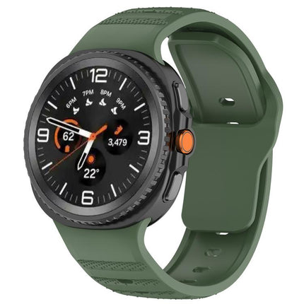 Dot Pattern Release Buckle Silicone Watch Band, For Samsung Galaxy Watch8 / Watch8 Classic - DealBuddy