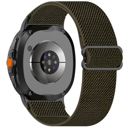 Ethnic Style Elastic Nylon Braided Watch Band, For Samsung Galaxy Watch8 / Watch8 Classic - DealBuddy