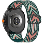 Ethnic Style Elastic Nylon Braided Watch Band, For Samsung Galaxy Watch8 / Watch8 Classic - DealBuddy